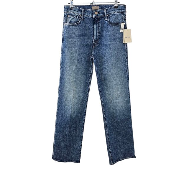 MOTHER The Kick It Jeans in Tequila Sunrise, High Rise, Straight Leg, Size 28 - Picture 1 of 12